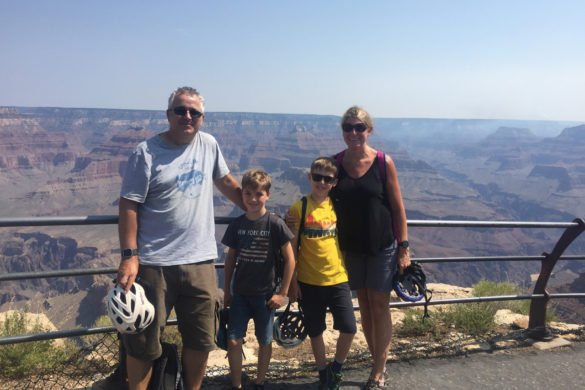 Cycling at the Grand Canyon, Arizona