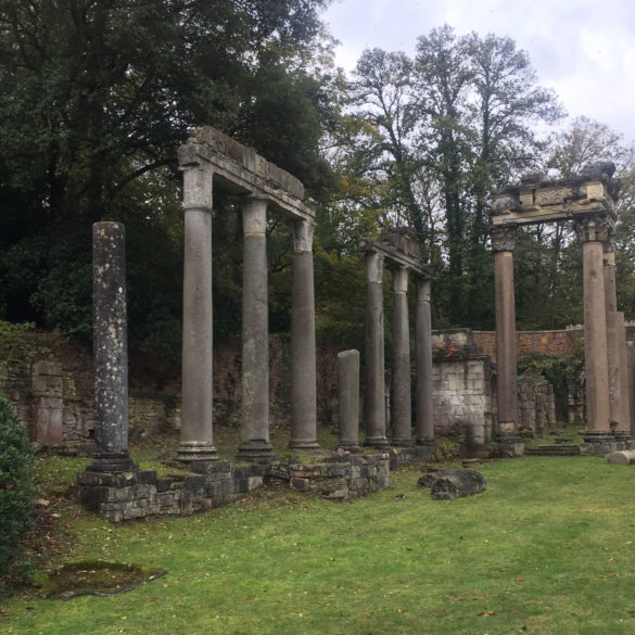 The Roman Ruins, Virginia Water Lake, Egham, Surrey, UK