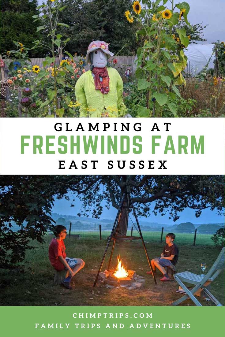 Pinterest: Glamping at Freshwinds Farm, East Sussex