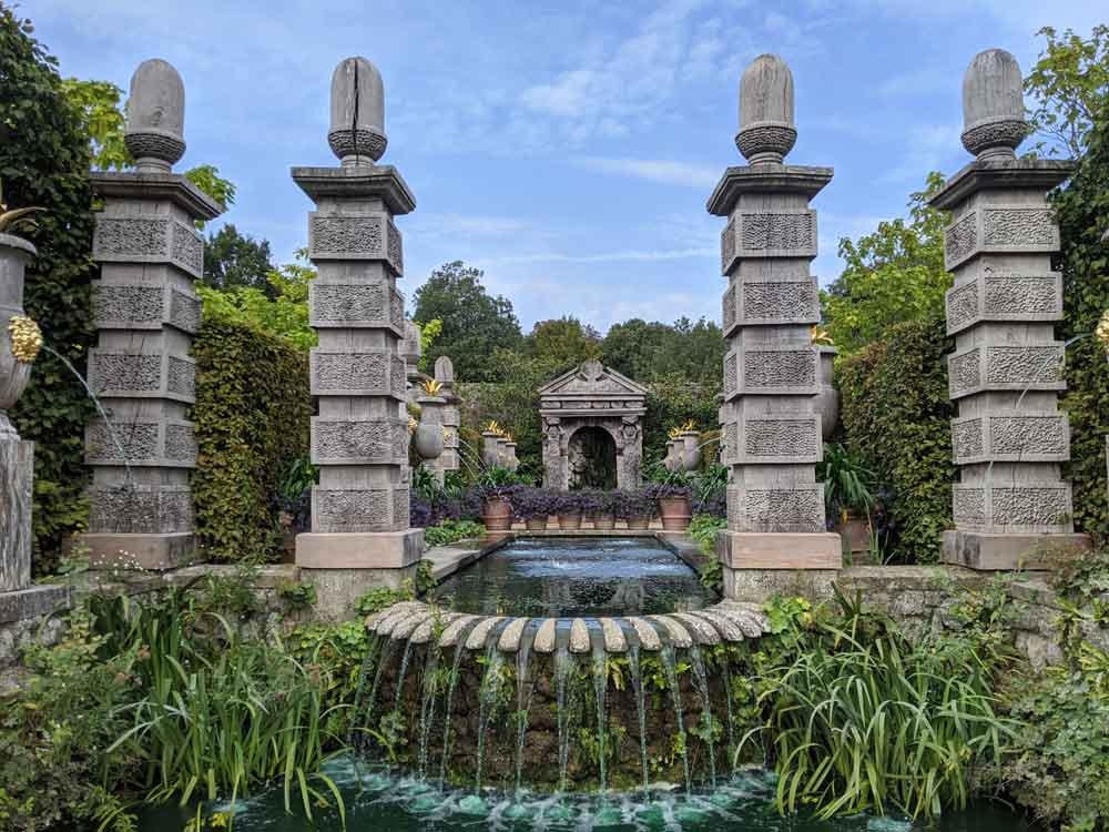 Arundel Castle Garden view