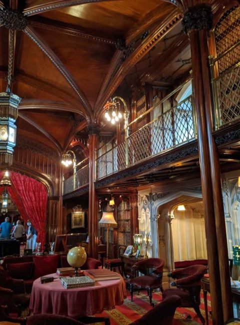 View of Ornate Arundel Castle Library