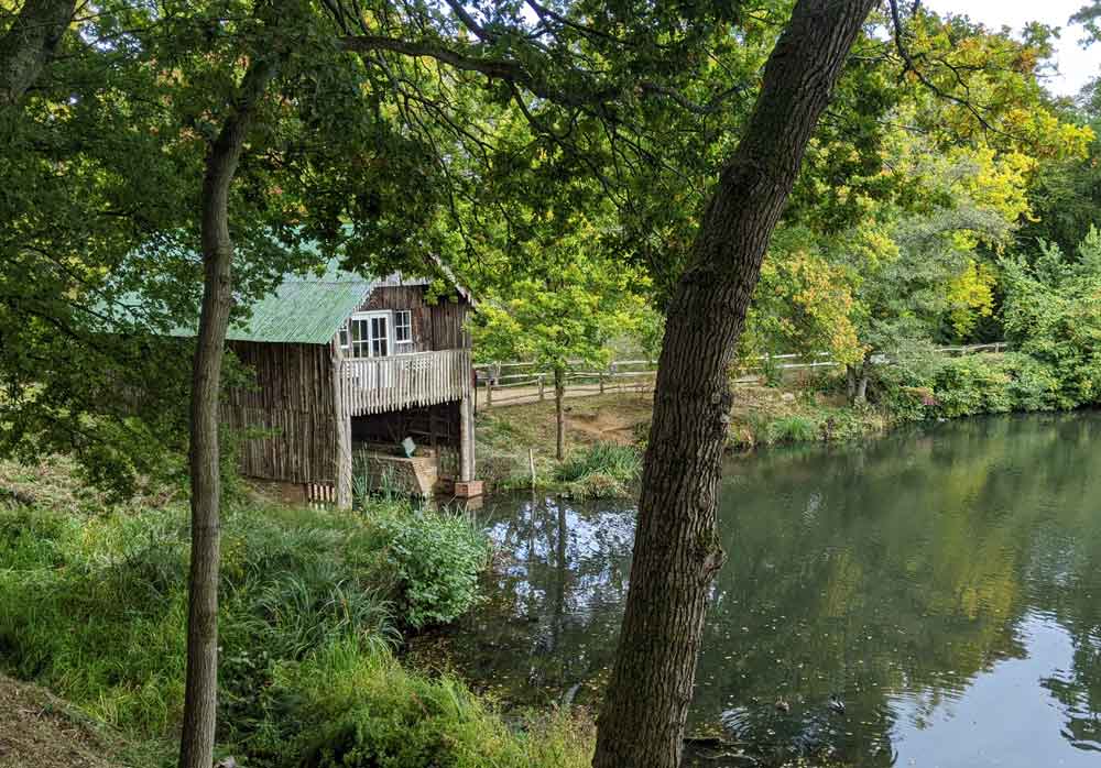 Boat House at Winkworth Arboretum, Goldaming, Surrey