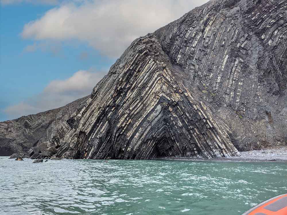 Sea Caves in Cardigan Bay, West Wales