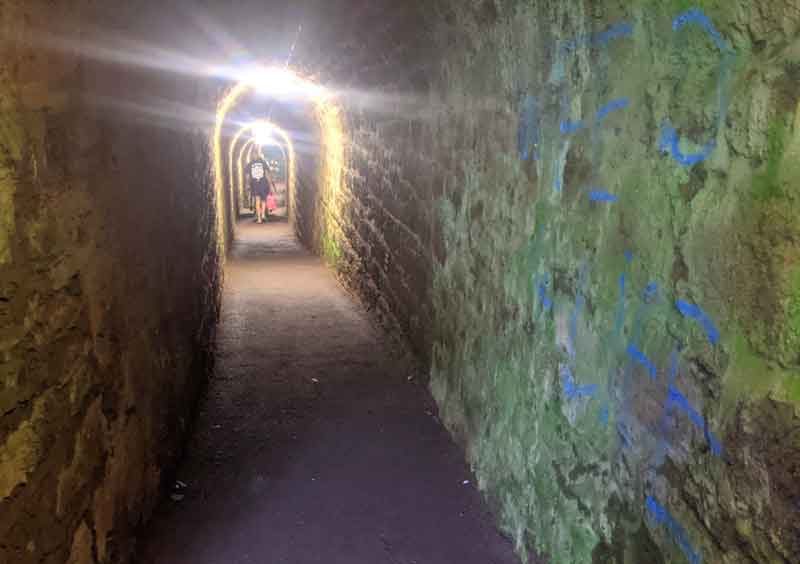 Tunnels to Ness Beach, Shaldon, Devon, UK