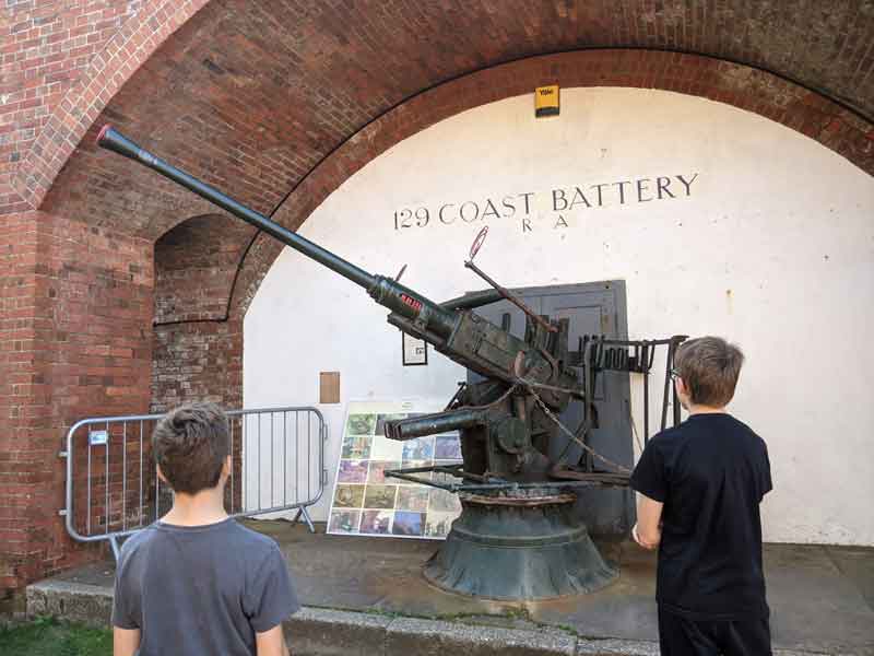 Coast Battery Hurst Castle, Hampshire, UK