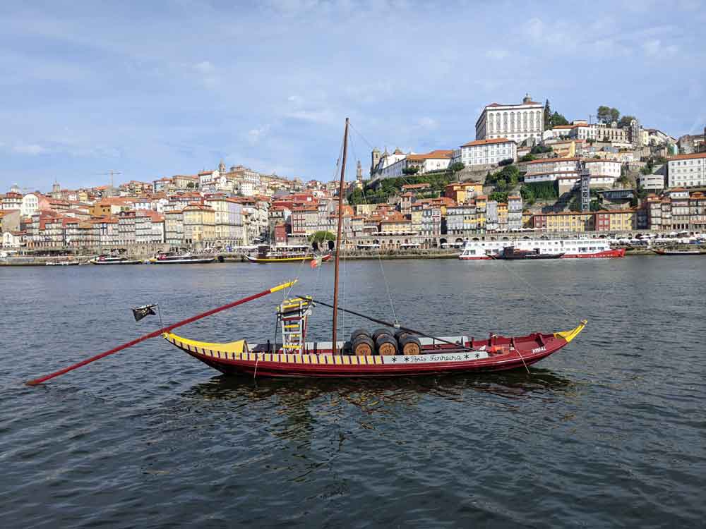 Boat on River Douro, Porto, Portugal