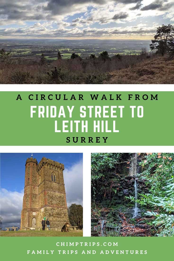 Pinterest: A circular walk from Friday Street to Leith Hill, Surrey, UK