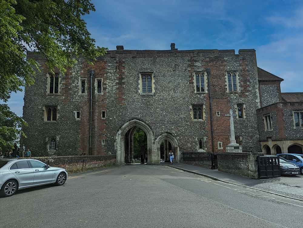 Abbey Gateway, St Albans, Hertfordshire, UK