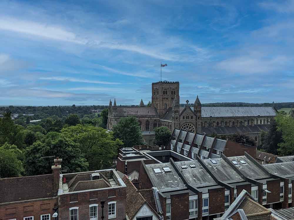 Clock Tower Views, St Albans, Hertfordshire, UK