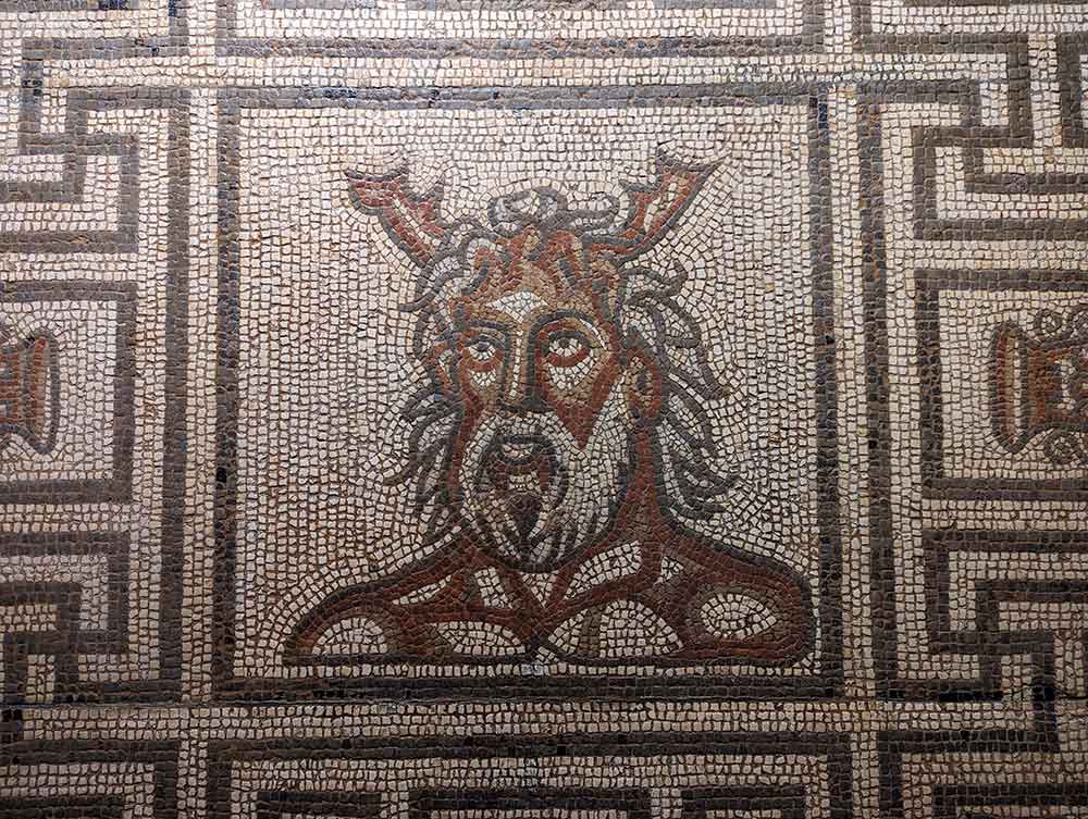 Roman Mosaic, St Albans, Hertfordshire, UK