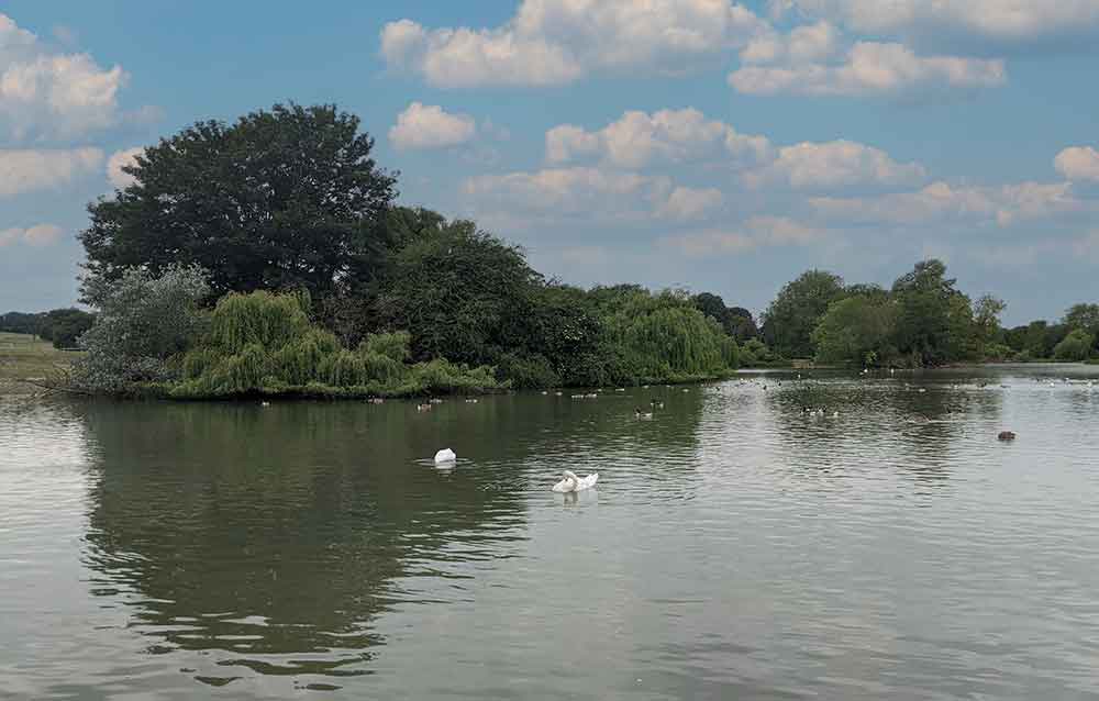 Verulamium Park, St Albans, Hertfordshire, UK