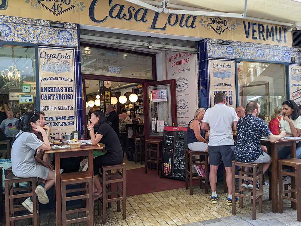 Casa Lola Tapas restaurant, Malaga