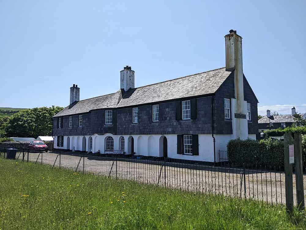 Whitewashed cottages in Cushendun Village