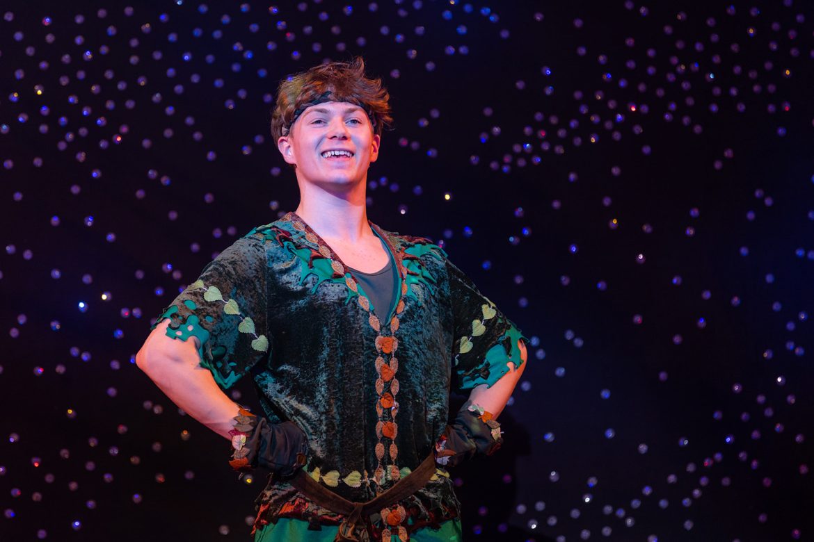 Peter Pan in pantomime in Woking