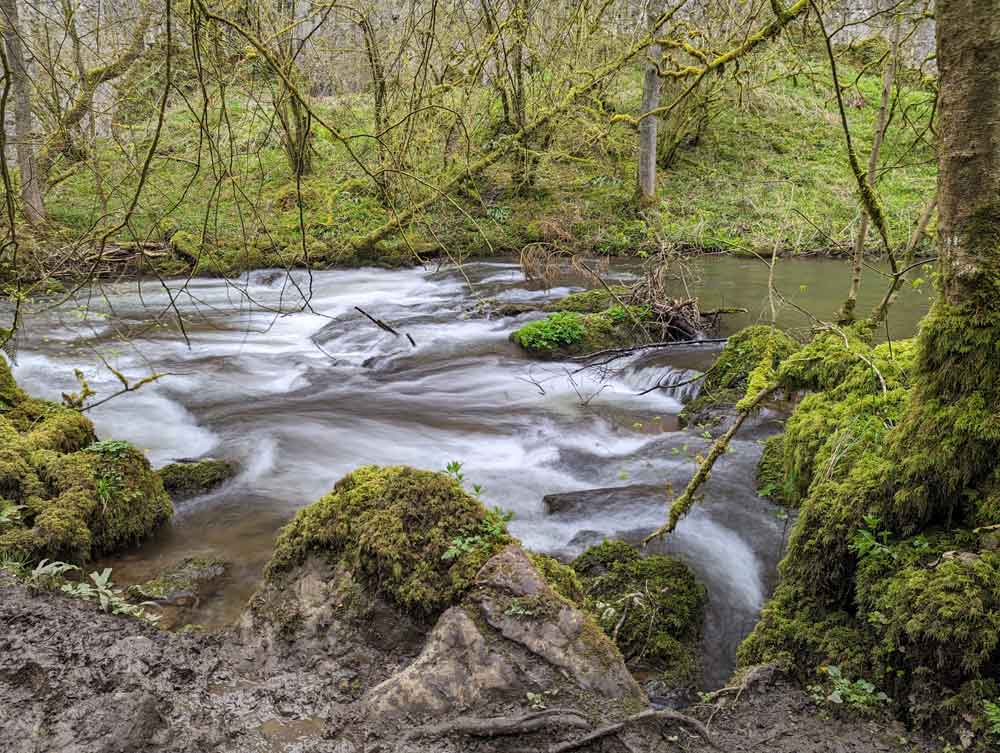 River Wye on Chee Dale Circular Walk, Peak District