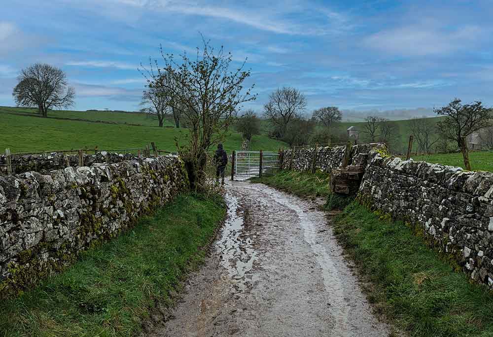 The track to Thor's Cave, Peak District