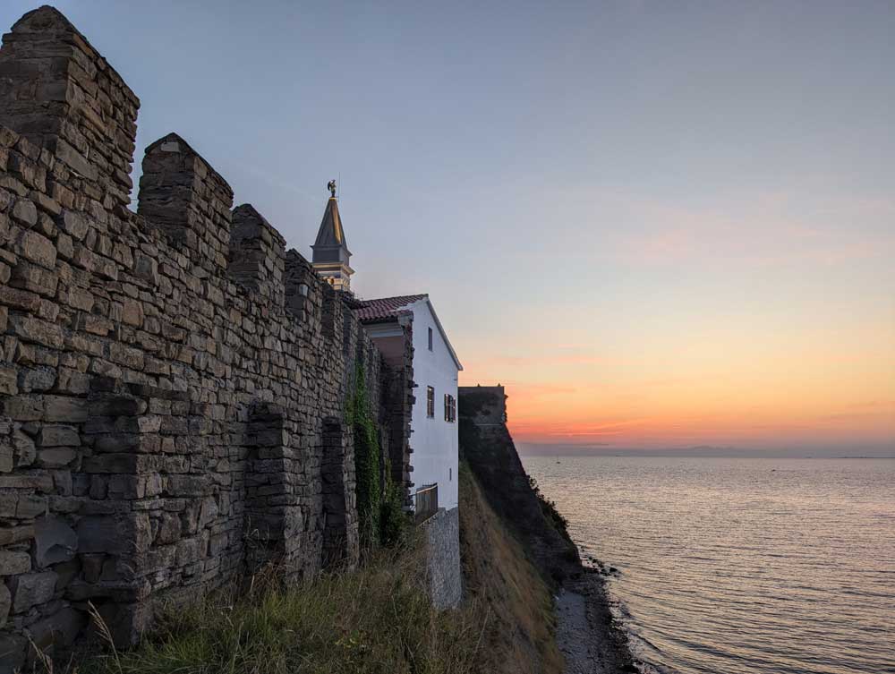 Sunset in Piran, Slovenia