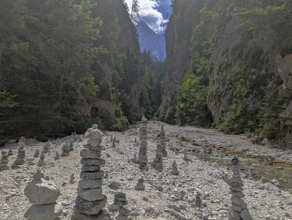 Rock formations in Granjska Gora