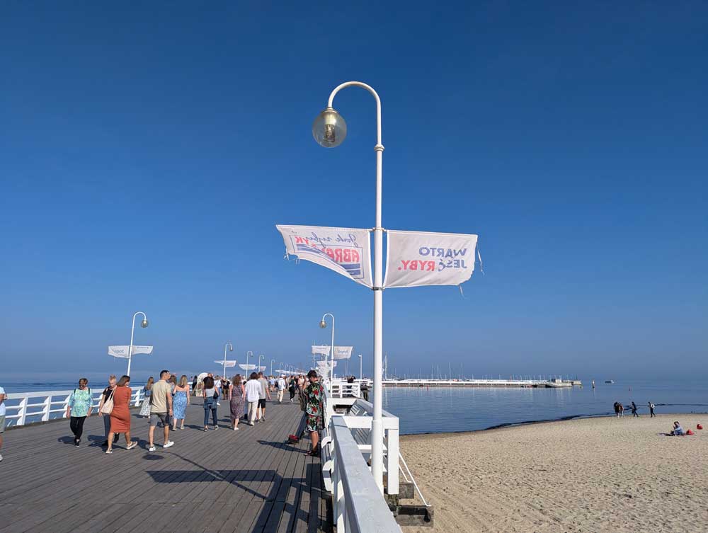 Sotor Pier and Beach, Poland