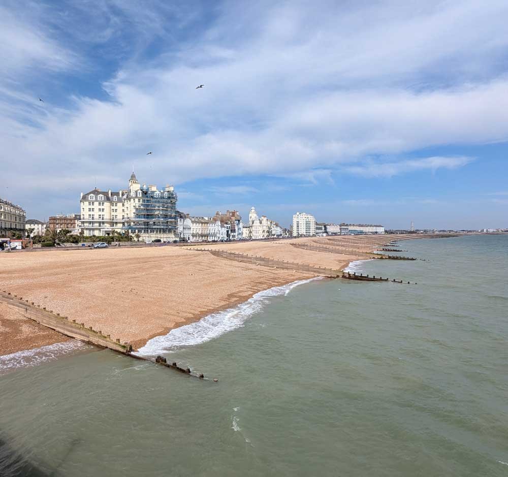 Eastbourne seafront View of Eastbourne seafront