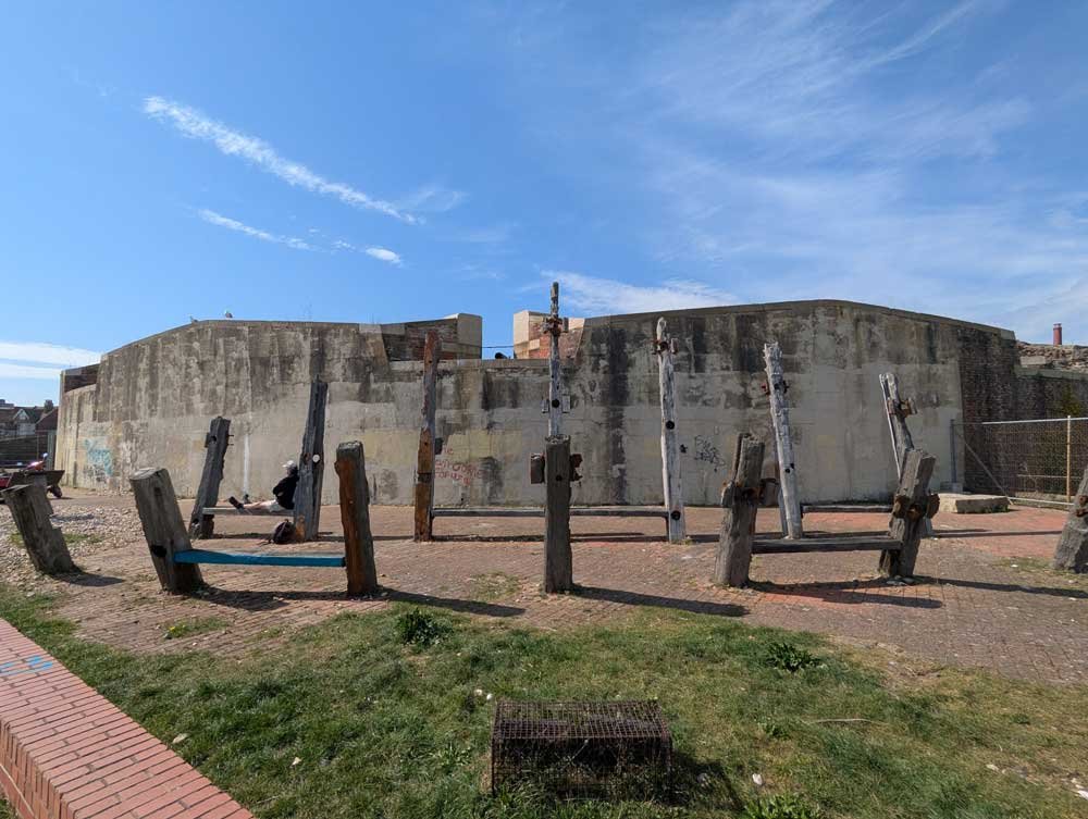 Redoubt Fortress, Eastbourne View of the Redoubt Fortress, Eastbourne