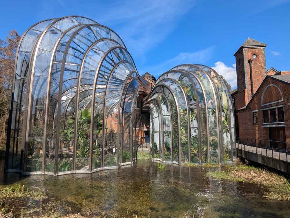 The botanical glasshouses at Bombay Sapphire The botanical glasshouses at Bombay Sapphire