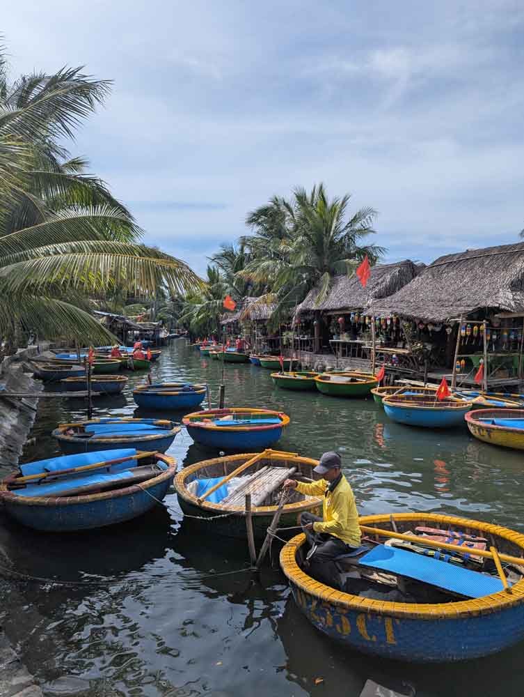 Small boats, Coconut Village, Hoi Ann, Vietnam
