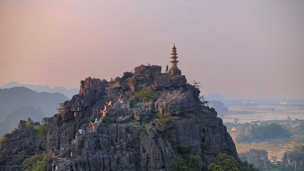 Hill top views at Mua Caves, Ninh Binh