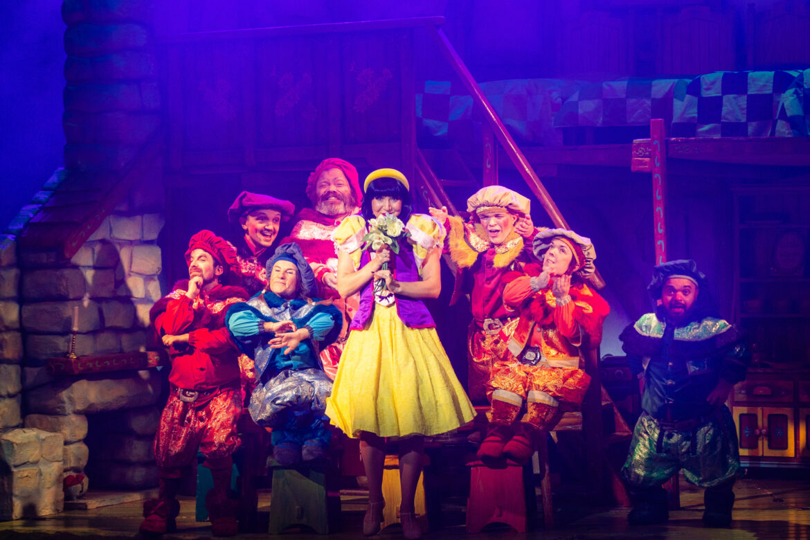 Snow White and the Seven Dwarfs at the Woking Panto