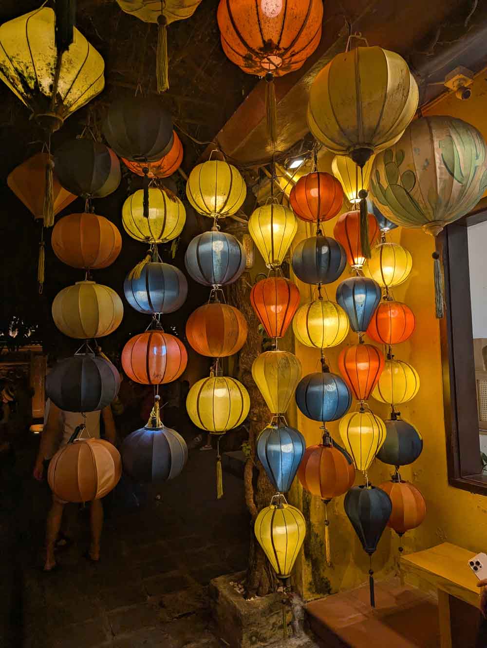 Lanterns in Hoi An, Vietnam Colourful lanterns outside shop in Hoi An, Vietnam