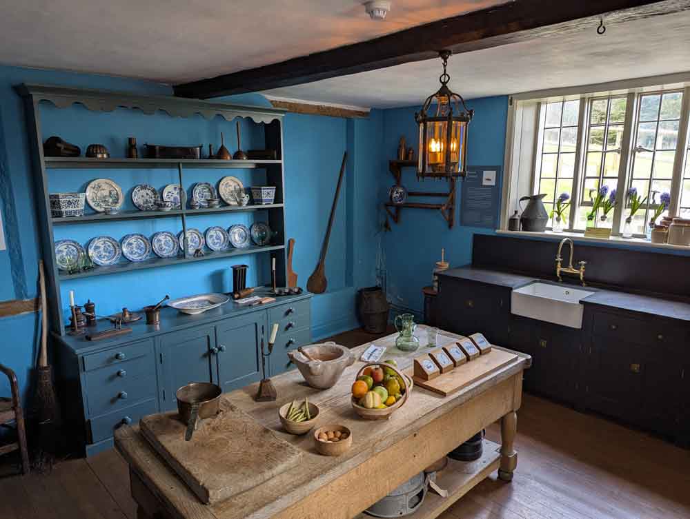 Kitchen at Gilbert White's House, Selborne Replica historic kitchen at Gilbert White's House, Selborne