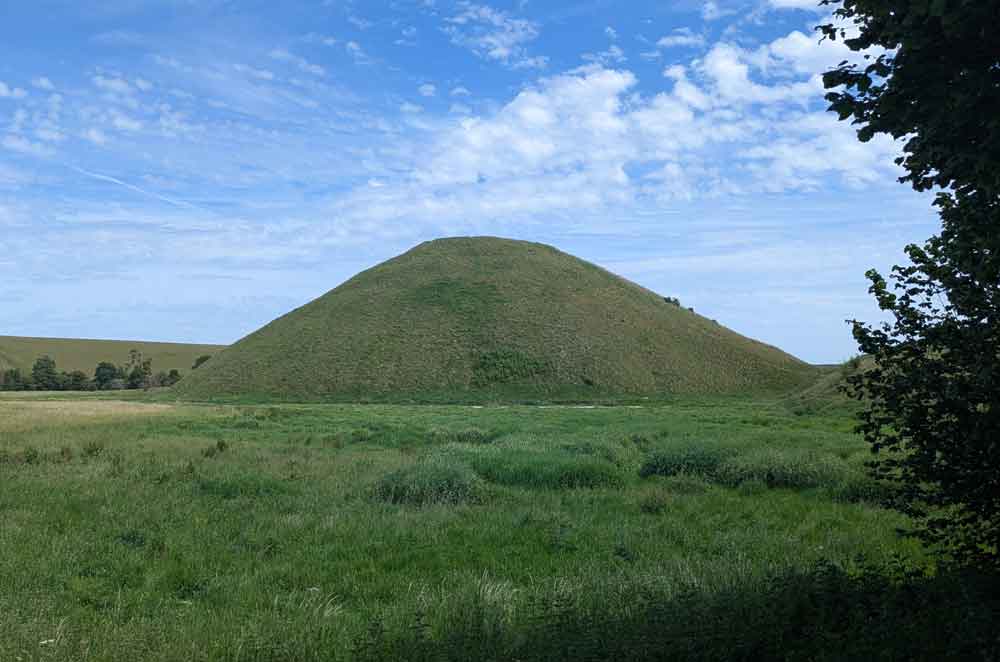 Silbury Hill, the largest prehistoric mound in Europe